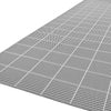 VEVOR Drainage Mat, 3 x 50 ft, PVC Non Slip Commercial Floor Mat, Wet Area Water Drain Splash Matting Hollow Doormat Roll, for Outdoor Indoor Restaurant Swimming Pool Patio Bathroom Washroom, Gray