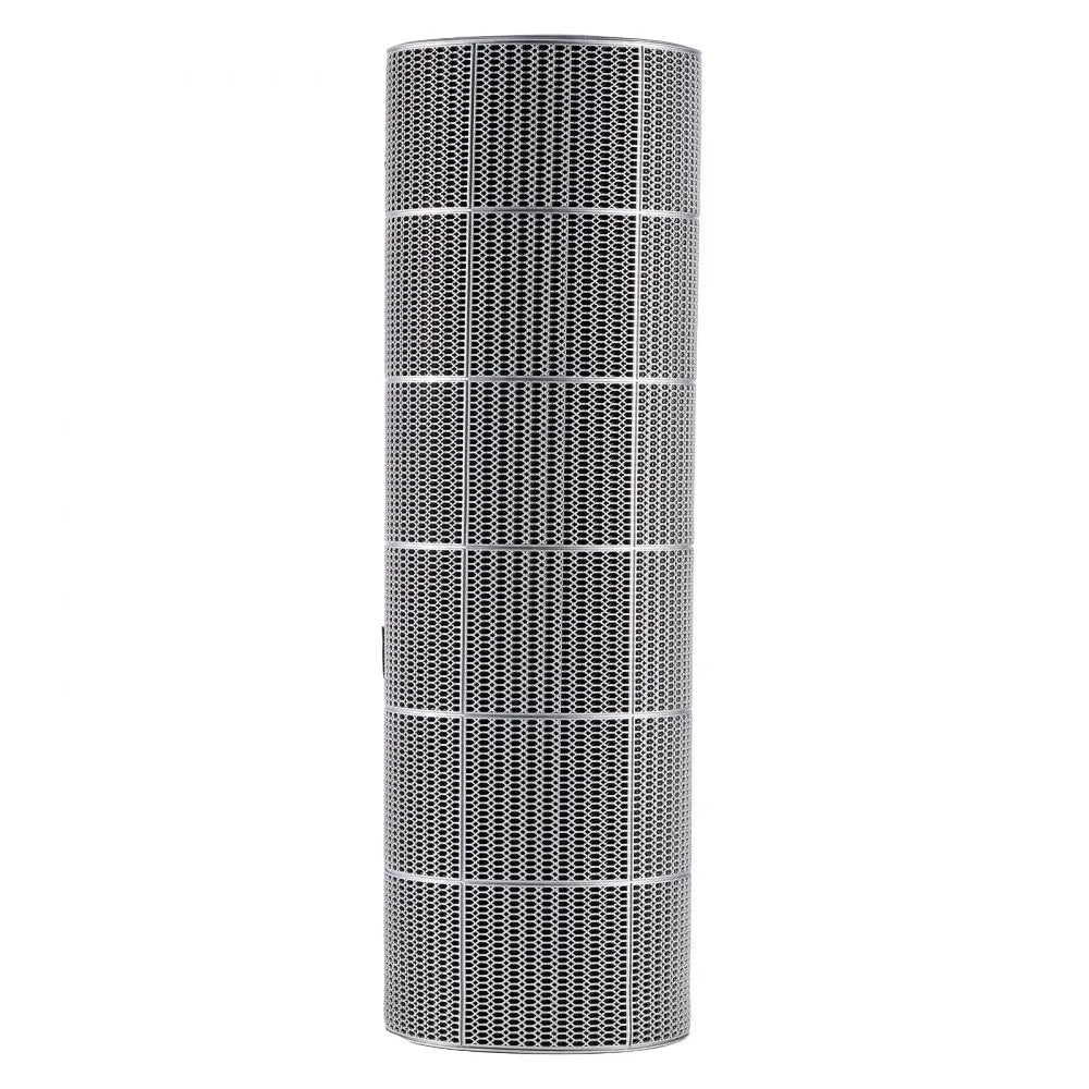 VEVOR Drainage Mat, 3 x 50 ft, PVC Non Slip Commercial Floor Mat, Wet Area Water Drain Splash Matting Hollow Doormat Roll, for Outdoor Indoor Restaurant Swimming Pool Patio Bathroom Washroom, Gray