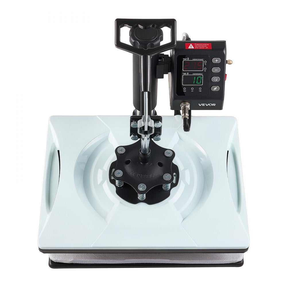 VEVOR Heat Press Machine 12 x 15 in 5-in-1 Combo Sublimation Press Machine, Heat Up Fast and Even, Digital Precise Time and Temp Control, Multi-Function, for T-Shirts, Mugs, Tumblers, Caps, Plates