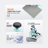VEVOR Heat Press, 12 x 10inch Heat Press Machine, 360° Swing Away T-Shirt Pressing Machine, Fast and Even Heating, Digital Precise Control, Heat Transfer Machine for T-Shirts/Pillows/Bags, Green
