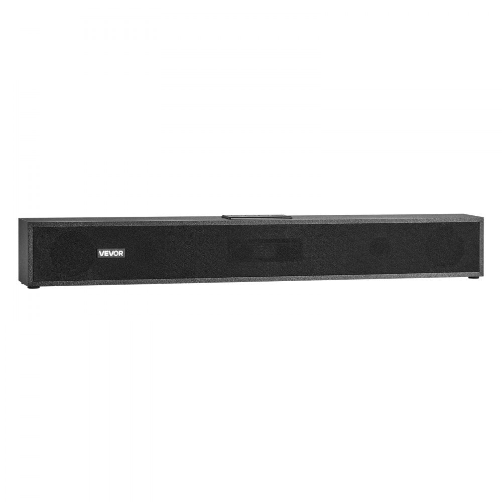 VEVOR Sound Bar for Smart TV, 2.0 Channel, 24-Inch Compact Soundbar TV Speakers for Projector, Bluetooth AUX Connection, Remote Control, Easy Setup, 80W Surround Sound System for PC Home Theater Audio