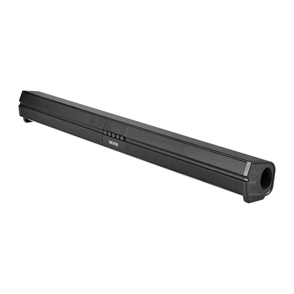 VEVOR Sound Bar for Smart TV, 2.0 Channel, 32-Inch Compact Soundbar TV Speakers for Projector, Bluetooth AUX Connection, Remote Control, Easy Setup, 80W Surround Sound System for PC Home Theater Audio