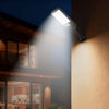 VEVOR 4 Pack 500W Solar Street Lights Outdoor, 50000LM, Commercial Parking Lot Lights Dusk to Dawn, LED Flood Security Lamp with Motion Sensor, IP65 Waterproof Outdoor Lighting, for Driveway Yard