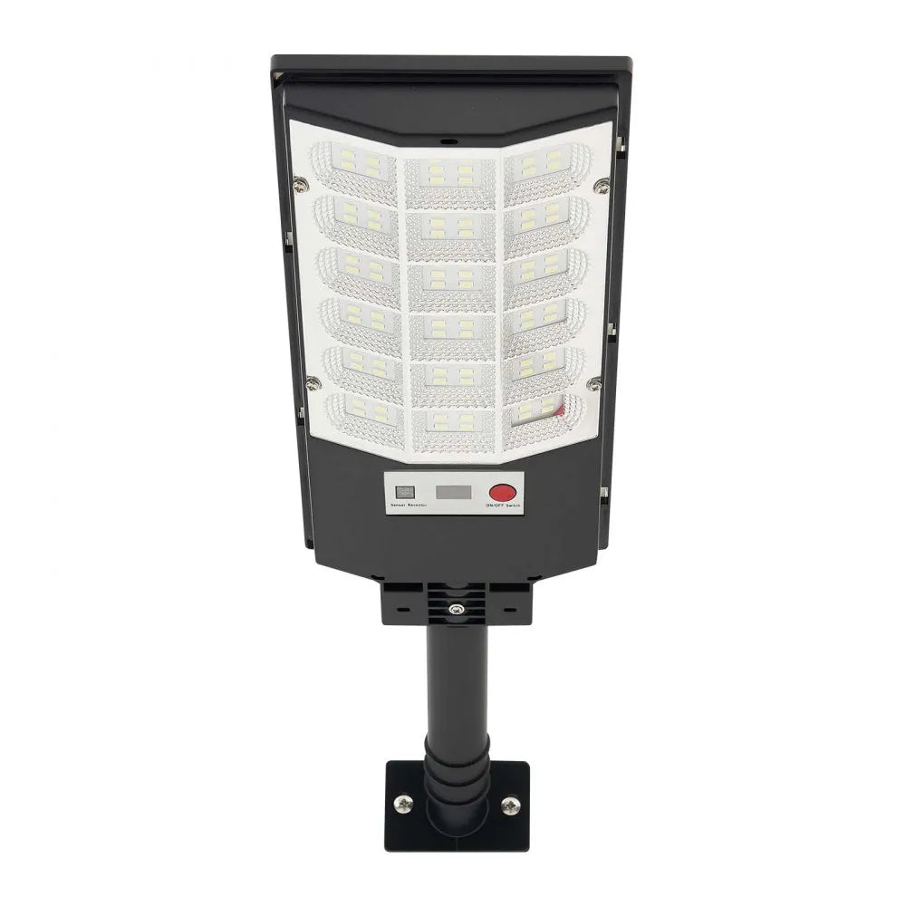 VEVOR 4 Pack 500W Solar Street Lights Outdoor, 50000LM, Commercial Parking Lot Lights Dusk to Dawn, LED Flood Security Lamp with Motion Sensor, IP65 Waterproof Outdoor Lighting, for Driveway Yard
