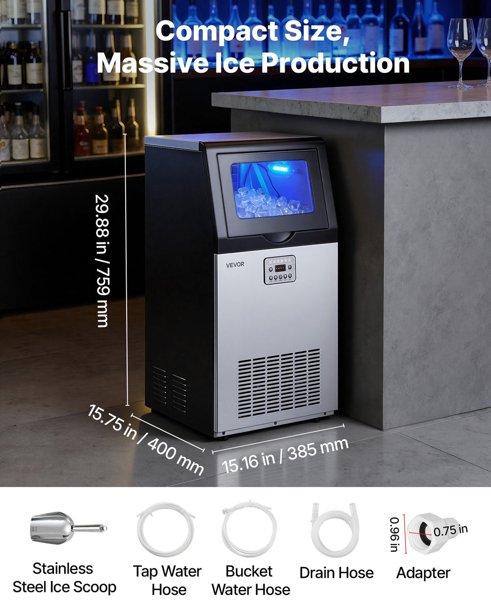 VEVOR Commercial Ice Maker Machine - Image 7