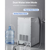 VEVOR Commercial Ice Maker Machine, 150 lbs/24h with 30 lbs Storage Capacity, Built-in/Freestanding/Under Counter, Stainless Steel Ice Maker with LED Display & Self-Cleaning, for Home Bar Restaurant