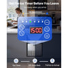 VEVOR Commercial Ice Maker Machine, 200 lbs/24h with 50 lbs Storage Capacity, Built-in/Freestanding/Under Counter, Stainless Steel Ice Maker with LED Display & Self-Cleaning, for Home Bar Restaurant