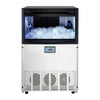 VEVOR Commercial Ice Maker Machine, 200 lbs/24h with 50 lbs Storage Capacity, Built-in/Freestanding/Under Counter, Stainless Steel Ice Maker with LED Display & Self-Cleaning, for Home Bar Restaurant