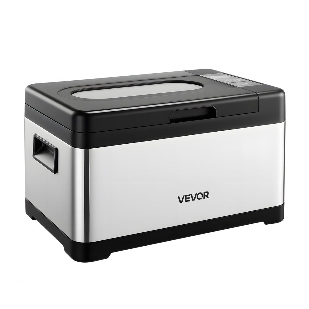 VEVOR Sous Vide Cooker, 800W Sous-Vide Machine, Suveed Cooking Machine with LED Digital Display, Glass Lid, Precise Temperature & Timer Control, for Family & Friends, All-in-One Sous Vide Pot