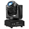 VEVOR LED Moving Head Light, 30W RGB Stage Light DJ Lighting Black 1 Pack, Spotlight for Weddings, Parties, Events, Live Show, 8 Gobos & 8 Color, 540° Pan & 270° Tilt, DMX Control, Sound Activated