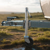 VEVOR Trailer Jack with Wheel, 2000 lbs Load Capacity, Heavy Duty Swivel Boat Trailer Jack with PP Dual Wheel & Ergonomic Handle, 15-27 Inch Lift Range, Fit for RVs, Boats and Utility Trailers