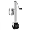 VEVOR Trailer Jack with Wheel, 2000 lbs Load Capacity, Heavy Duty Swivel Boat Trailer Jack with PP Single Wheel & Ergonomic Handle, 12-inch Lift, Fit for RVs, Boats, Horse Trailers, Utility Trailers