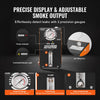 VEVOR Automotive Smoke Machine Leak Detector, EVAP Vacuum Fuel Leak Tester with Built-in Air Pump, Pressure Gauge & Flow Meter, 2-Mode Vacuum Pipe Fuel Diagnostic Detector for 12V Cars Trucks Boats