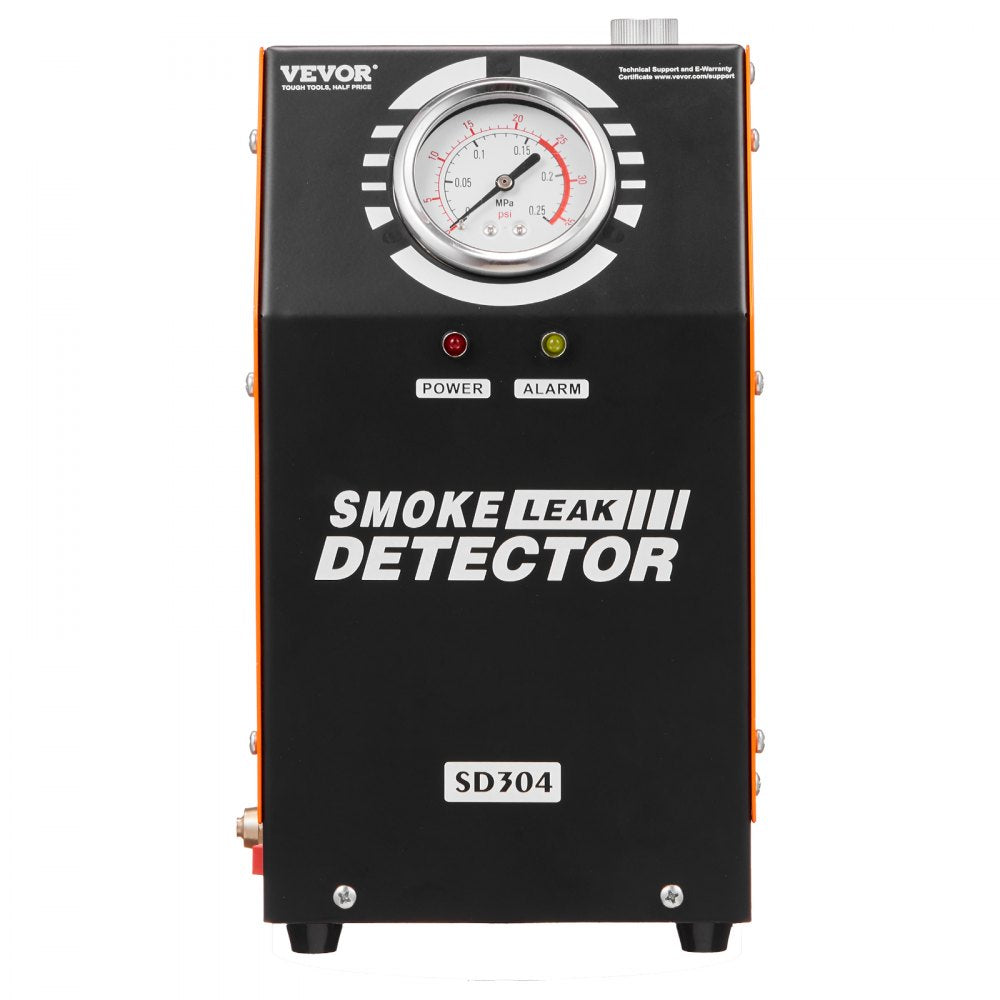 VEVOR Automotive Smoke Machine Leak Detector, EVAP Smoke Machine Leak Tester with Built-in Air Pump and Pressure Gauge, Dual-Mode Vacuum Pipe Fuel Diagnostic Detector for DC12V Cars, Trucks, ATVs