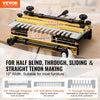 VEVOR Dovetail Jig, 12 in Width, Dove Tailing Router Jigs with 4 Router Bits & 3 Templates, Precise Alignment Dove Tail Jig, Mortise and Tenon Woodworking Tools for Furniture & Wood Cabinet Making