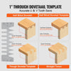 VEVOR Dovetail Jig, 12 in Width, Dove Tailing Router Jigs with 4 Router Bits & 3 Templates, Precise Alignment Dove Tail Jig, Mortise and Tenon Woodworking Tools for Furniture & Wood Cabinet Making