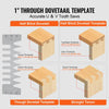 VEVOR Dovetail Jig, 12 in Width, Dove Tailing Router Jigs with 4 Router Bits & 3 Templates, Precise Alignment Dove Tail Jig, Mortise and Tenon Woodworking Tools for Furniture & Wood Cabinet Making