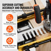 VEVOR Dovetail Jig, 12 in Width, Dove Tailing Router Jigs with Router Bit & 1/2” Template, Precise Alignment Dove Tail Jig, Mortise and Tenon Jig Woodworking Tools for Furniture & Wood Cabinet Making