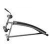 VEVOR Sit Up Bench, Curved Decline Ab Bench with Reverse Crunch Handle, with 6 Adjustable Height Setting, Heavy Duty Steel, 600 Lbs Capacity for Home Gym Workouts, Strength Training, Full Body Muscles