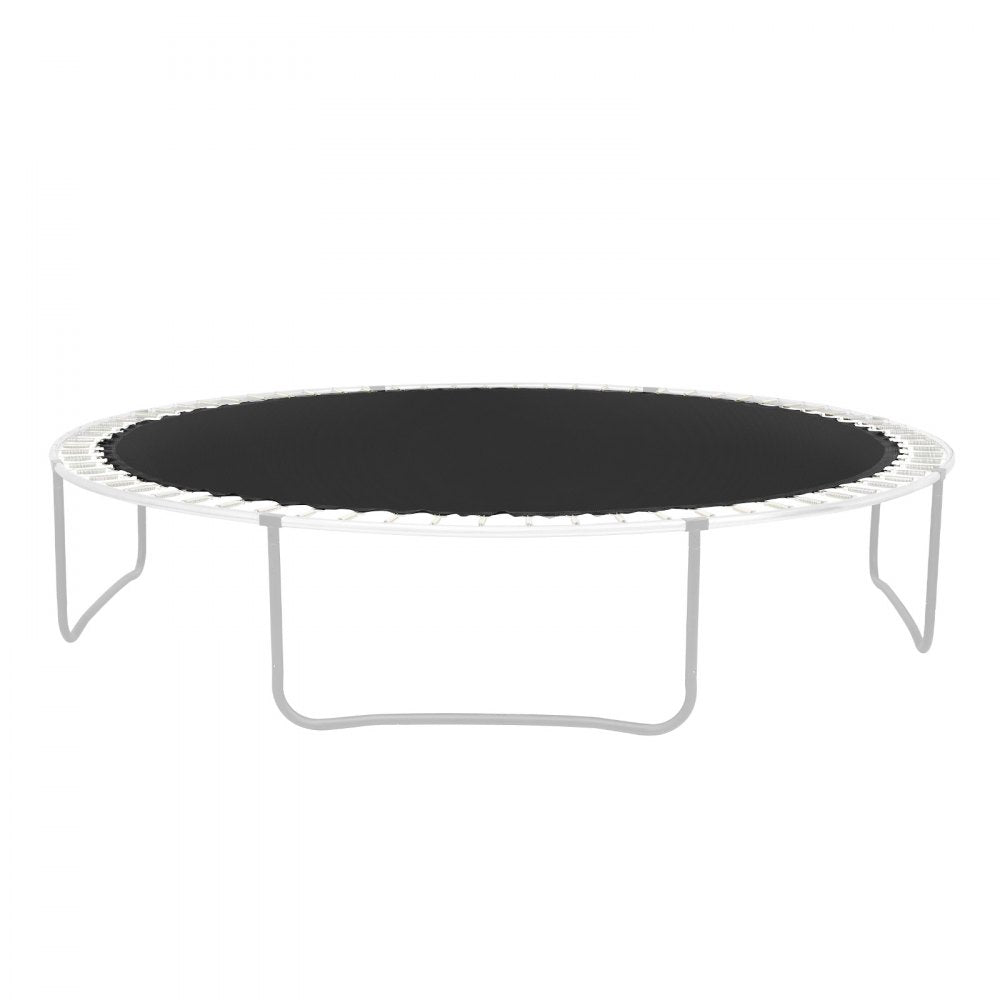 VEVOR Replacement Trampoline Mat, Jumping Mat Fits 12ft Frame, Universal Jumping Mat for 12ft Round Trampoline, Reinforce UV-Resistant Mat with Spring Tool & Durable V-Rings, Fit 5.5" Spring Length