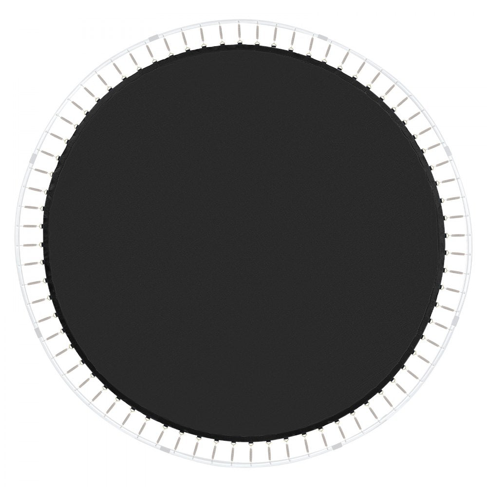 VEVOR Replacement Trampoline Mat, Jumping Mat Fits 12ft Frame, Universal Jumping Mat for 12ft Round Trampoline, Reinforce UV-Resistant Mat with Spring Tool & Durable V-Rings, Fit 5.5" Spring Length