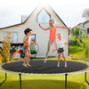 VEVOR Replacement Trampoline Mat, Jumping Mat Fits 13ft Frame, Universal Jumping Mat for 13ft Round Trampoline, Reinforce UV-Resistant Mat with Spring Tool & Durable V-Rings, Fit 7" Spring Length