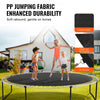 VEVOR Replacement Trampoline Mat, Jumping Mat Fits 15ft Frame, Universal Jumping Mat for 15ft Round Trampoline, Reinforce UV-Resistant Mat with Spring Tool & Durable V-Rings, Fit 7" Spring Length
