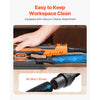 VEVOR Sheet Sander, 3/8 Sheet 3A EC Brushless Sander, Max. 10000RPM Variable Speed Sheet Finishing Sander with 10PCS Sandpapers and Vacuum Cleaner Adapter for Woodworking