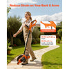 VEVOR Lawn Edger, 8-inch Blade Length, 12 Amp Electric Edger Lawn Tool, 4000 RPM, with 3-Position Blade Depth, 65 Mn, Pivoting Handle, Dual Wheels, for Lawns, Driveways, Yards, and Sidewalk Edges