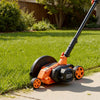 VEVOR Lawn Edger, 8-inch Blade Length, 12 Amp Electric Edger Lawn Tool, 4000 RPM, with 3-Position Blade Depth, 65 Mn, Pivoting Handle, Dual Wheels, for Lawns, Driveways, Yards, and Sidewalk Edges