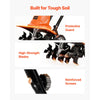 VEVOR Corded Electric Tiller, 18 Inch Tilling Width Garden Rototiller, 13.5-Amp Motor Heavy-Duty Tilling Machine, Cultivator with Steel Tines and Foldable Handle, for Lawn, Yard, and Gardening Care
