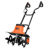 VEVOR Corded Electric Tiller, 18 Inch Tilling Width Garden Rototiller, 15-Amp Motor Heavy-Duty Tilling Machine, Cultivator with Steel Tines and Foldable Handle, for Lawn, Yard, and Gardening Care