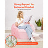 VEVOR Bean Bag Chair, 3 feet Round Bean Bag Chair with Removable and Washable Cover, 25D Memory Foam Filled with Soft and Smooth Dutch Velvet, Bean Bag for Bedroom or Playroom, Pink
