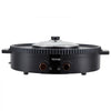 VEVOR Hot Pot with Grill, 1800W 2-in-1 Electric Smokeless Grill and Hot Pot, Korean BBQ Shabu Shabu Hotpot with Separate Dual Temperature Control, Non-stick Pan, for 2-8 People Family Dining