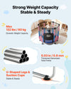 VEVOR 55" Trampoline for Kids, 4.6 FT Toddler Mini Trampoline, 132 lbs Capacity Indoor Outdoor Play Toys with Enclosure Net, Swing, and Basketball Hoop, Christmas Toys Birthday Gifts for Girls Boys