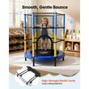 VEVOR 55" Trampoline for Kids, 4.6 FT Toddler Mini Trampoline, 132 lbs Capacity Indoor Outdoor Play Toys with Enclosure Net, Easy to Assemble, Christmas Toys Birthday Gifts for Girls Boys