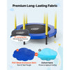 VEVOR 55" Trampoline for Kids, 4.6 FT Toddler Mini Trampoline, 132 lbs Capacity Indoor Outdoor Play Toys with Enclosure Net, Easy to Assemble, Christmas Toys Birthday Gifts for Girls Boys