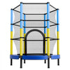 VEVOR 55" Trampoline for Kids, 4.6 FT Toddler Mini Trampoline, 132 lbs Capacity Indoor Outdoor Play Toys with Enclosure Net, Easy to Assemble, Christmas Toys Birthday Gifts for Girls Boys