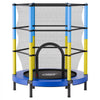 VEVOR 55" Trampoline for Kids, 4.6 FT Toddler Mini Trampoline, 132 lbs Capacity Indoor Outdoor Play Toys with Enclosure Net, Easy to Assemble, Christmas Toys Birthday Gifts for Girls Boys