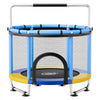 VEVOR 60" Trampoline for Kids, 5 FT Toddler Mini Trampoline, 132 lbs Indoor Outdoor Play Toys with Enclosure Net and Adjustable Gymnastics Bar, Christmas Toys Birthday Gifts for Girls Boys
