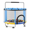 VEVOR 60" Trampoline for Kids, 5 FT Toddler Mini Trampoline, 132 lbs Indoor Outdoor Play Toys with Enclosure Net and Adjustable Gymnastics Bar, Christmas Toys Birthday Gifts for Girls Boys