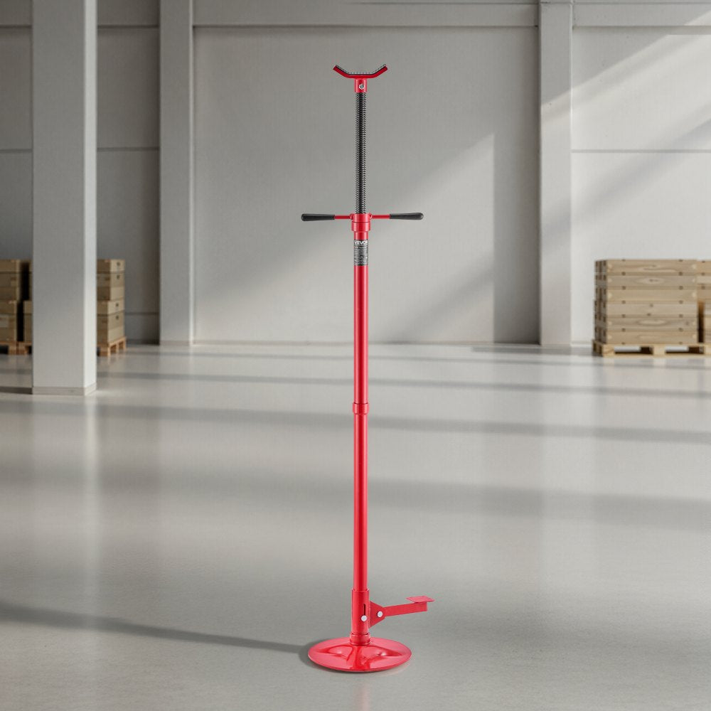 VEVOR Underhoist Support Stand, 3/4 Ton (1653 lbs) Capacity Under Hoist Jack Stand, Lifting from 51.97" to 80", Bearing Mounted Spin Handle, Foot Pedal, 12" Diameter Base, Support Vehicle Components