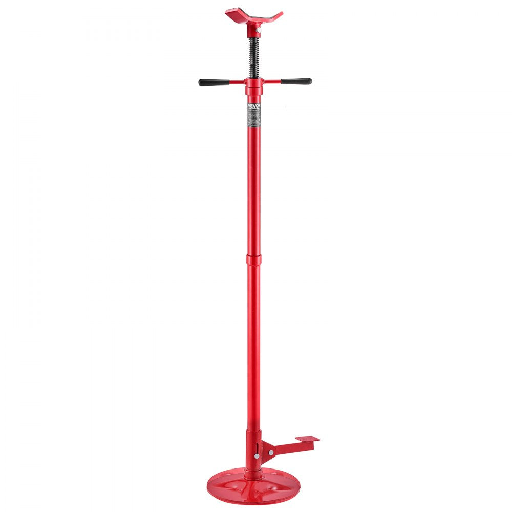 VEVOR Underhoist Support Stand, 3/4 Ton (1653 lbs) Capacity Under Hoist Jack Stand, Lifting from 51.97" to 80", Bearing Mounted Spin Handle, Foot Pedal, 12" Diameter Base, Support Vehicle Components