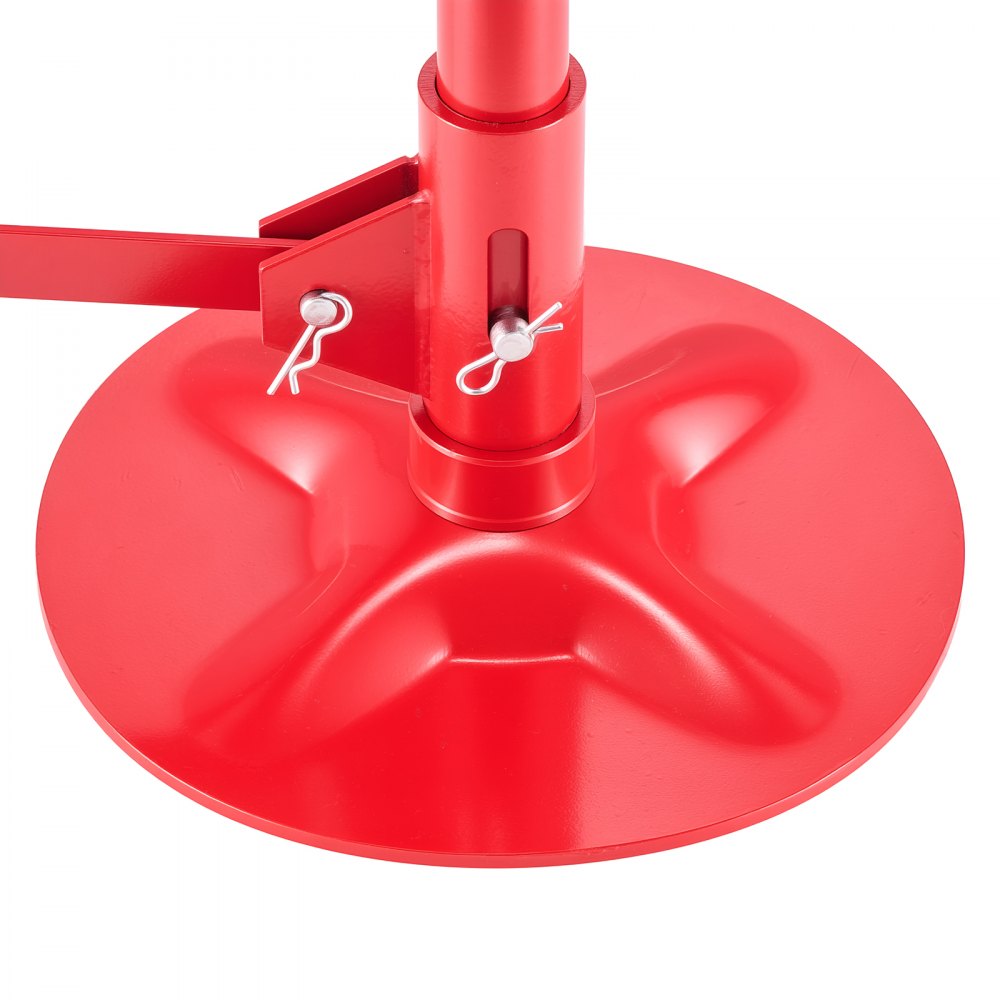 VEVOR Underhoist Support Stand, 3/4 Ton (1653 lbs) Capacity Under Hoist Jack Stand, Lifting from 51.97" to 80", Bearing Mounted Spin Handle, Foot Pedal, 12" Diameter Base, Support Vehicle Components