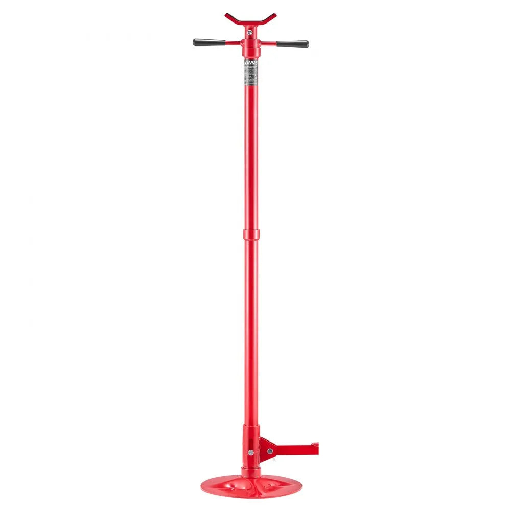 VEVOR Underhoist Support Stand, 3/4 Ton (1653 lbs) Capacity Under Hoist Jack Stand, Lifting from 51.97" to 80", Bearing Mounted Spin Handle, Foot Pedal, 12" Diameter Base, Support Vehicle Components