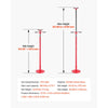 VEVOR Underhoist Support Stand, 3/4 Ton (1653 lbs) Capacity Under Hoist Jack Stand, Lifting from 54.02" to 83.86", Bearing Mounted Spin Handle, Self-Locking Threaded Screw, Support Vehicle Components