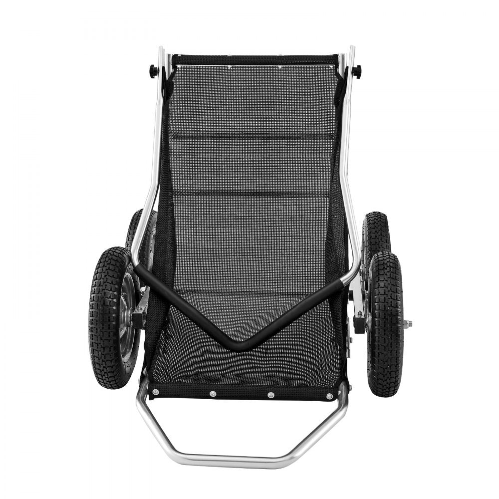 VEVOR Game Carts for Hunting, 500LBS Deer Cart Game Hauler, Heavy-Duty Crawler Cart, All-Terrain Folding Deer Hauling Cart with Shock-Absorbing Tires, Utility Gear Dolly for Hunting Fishing Hiking