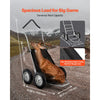 VEVOR Game Carts for Hunting, 500LBS Deer Cart Game Hauler, Heavy-Duty Crawler Cart, All-Terrain Folding Deer Hauling Cart with Shock-Absorbing Tires, Utility Gear Dolly for Hunting Fishing Hiking