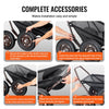 VEVOR Deer Cart, 500 LBS Capacity Folding Game Cart, Deer Cart Game Hauler with 4 Big Wheels & Ergonomic Handle, Heavy-Duty Game Cart Accessories, Utility Gear Dolly for Hunting Fishing Hiking