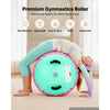 VEVOR Gymnastics Barrel Air Roller 23.6x40 in Inflatable Tumbling Air Mat, Octagon Tumbler Trainer with Electric Pump, Equipment for Back Handspring Training/Home Use/Gym/Yoga/Cheerleading, Pink